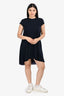 Sacai Luck Navy Cotton T-Shirt Dress Size 3