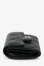 Pre-Loved Chanel™ Black Quilted Caviar Mini Wallet on Chain