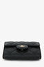 Pre-Loved Chanel™ Black Quilted Caviar Mini Wallet on Chain