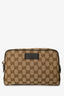 Gucci Beige/Dark Brown GG Canvas Belt Bag