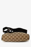 Gucci Beige/Dark Brown GG Canvas Belt Bag