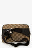 Gucci Beige/Dark Brown GG Canvas Belt Bag