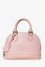 Louis Vuitton 2017 Pink Epi Leather Alma BB With Strap