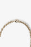 Pre-Loved Chanel™ 22C Gold tone Pearl Puff Heart Locket Necklace