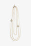 Pre-Loved Chanel™ Pearl Multi Strand CC Necklace