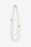 Pre-Loved Chanel™ Pearl Multi Strand CC Necklace