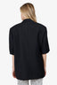 We11done Black Buckle Short Sleeve Blazer Jacket Size M