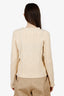 The Row Cream Cable Knit Merino Wool/Cashmere Sweater Size S