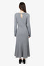 Reformation Grey Cashmere Evan Knit Long-Sleeve Dress Size X-Large