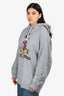 Gucci x Disney Grey Cotton Mickey Mouse Printed Hoodie Size XL