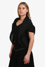Issey Miyake Black Pleated Poncho Top Size 2