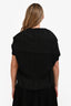 Issey Miyake Black Pleated Poncho Top Size 2