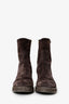 Jimmy Choo Brown Suede 'Yasmin' 70 Ankle Boots Size 38.5