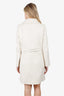 Gucci Off-White Wool Double Breasted Coat Size 44