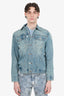 Prada Blue Cotton Denim Jacket Size Small