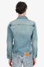 Prada Blue Cotton Denim Jacket Size Small
