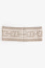 Hermès Beige Cashmere Chaine d'Ancre Knitted Headband Size Medium