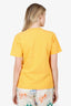 Play Comme Des Garçons Yellow Heart Logo T-Shirt Size M