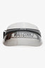 Christian Dior White/Black DiorClub1 Visor