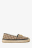 Gucci Beige GG Canvas Espadrilles Size 38