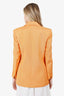 Sandro Orange Single Breasted Blazer Size 34