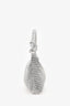 Cult Gaia Silver Metallic Crystal Embellished Shoulder Bag