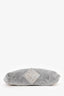 Cult Gaia Silver Metallic Crystal Embellished Shoulder Bag