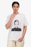 Anine Bing White Cotton Kate Moss T-Shirt Size S