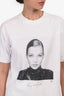 Anine Bing White Cotton Kate Moss T-Shirt Size S