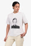 Anine Bing White Cotton Kate Moss T-Shirt Size S