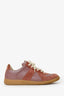 Maison Margiela Pink Suede/Leather 'Replica' Sneakers Size 40