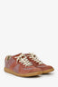 Maison Margiela Pink Suede/Leather 'Replica' Sneakers Size 40
