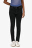 Acne Studios Black Denim High Rise Skinny Leg Jeans Size 26