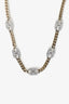 Pre-Loved Chanel™ Gold-toned CC Chain Crystal Choker