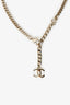 Pre-Loved Chanel™ Gold-toned CC Chain Crystal Choker