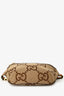 Gucci Beige Canvas Giant GG Web Belt Bag