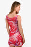 Miaou Pink Mesh Floral Mini Dress Size S