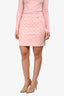 Hermès Pink/Orange Cotton 'Chaine d'Ancre' Mini Skirt Size 38