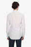 Prada White/Blue Checkered Cotton Button Down Shirt Size 39 Mens