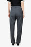Sandro Grey Wide Leg Trousers Size 38