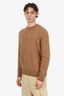 Brunello Cucinelli Mohair/Wool Brown Knit Sweater Size L Mens