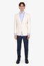 Tom Ford White/Navy Two-piece Suit Set Size 46/48