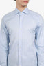 Tom Ford Blue Cotton Button Down Shirt Size 39