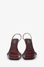 Raye Burgundy Patent Heeled 'Linz' Sandals Size 10