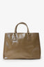 Prada Beige Saffiano Leather 'Galleria' Large Tote Bag