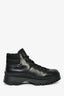 Prada Black Leather/Nylon Combat Logo Boots Size 7 Mens