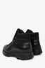 Prada Black Leather/Nylon Combat Logo Boots Size 7 Mens