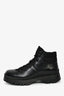Prada Black Leather/Nylon Combat Logo Boots Size 7 Mens