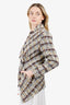 Isabel Marant Multicolour Virgin Wool Blend Tweed Cardigan Size 40