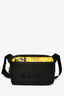 Versace Black/Yellow Leather Belt Bag